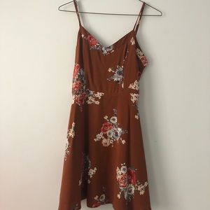 Summer Floral Mini Skater Dress